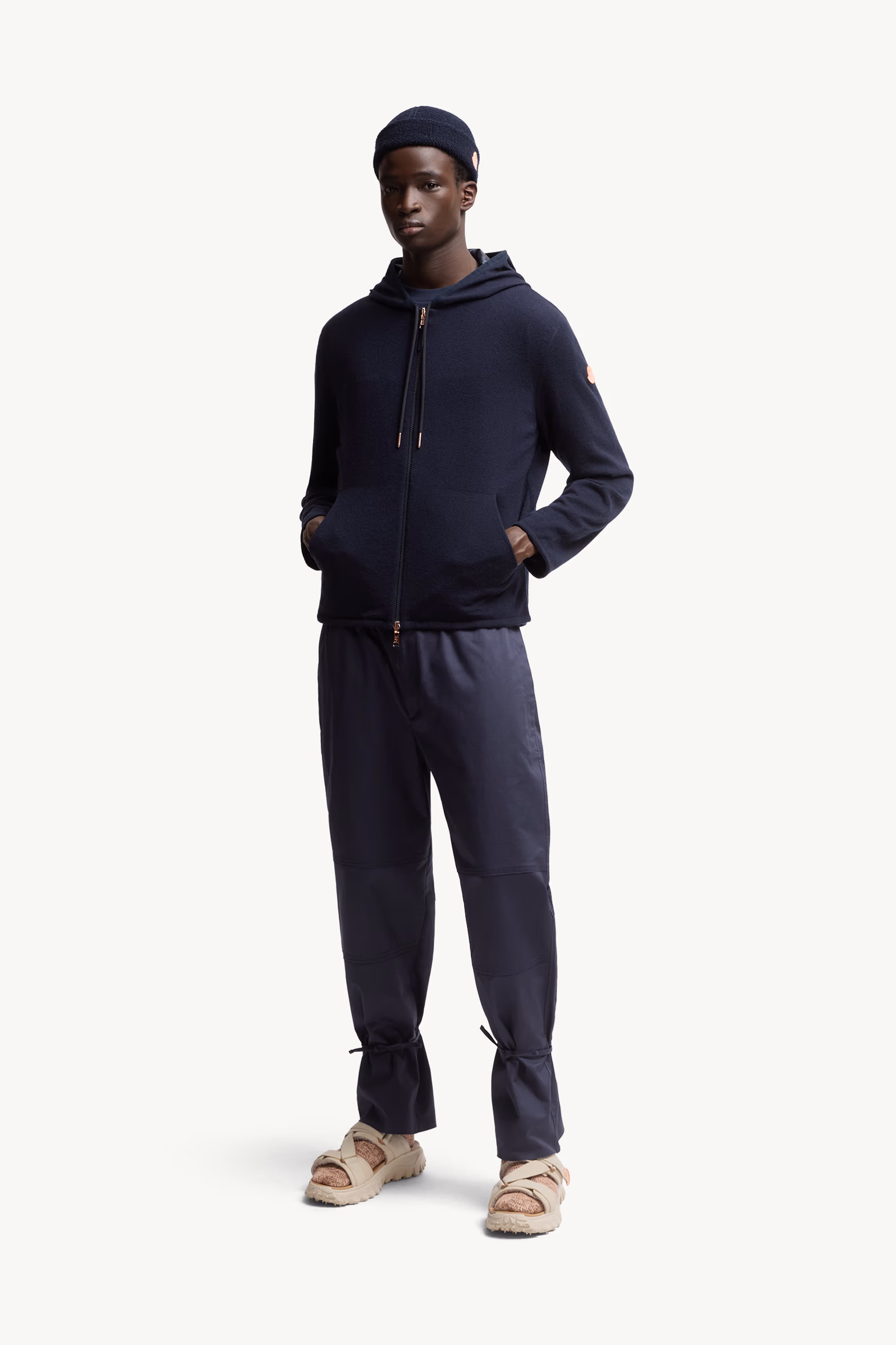 Moncler x Gilga Farm Designed by Donald Glover Reversible Hoodie Men Navy Blue Moncler 0